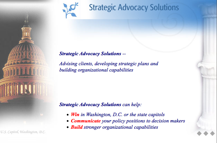 Strategic Advocacy Solutions Green Globes