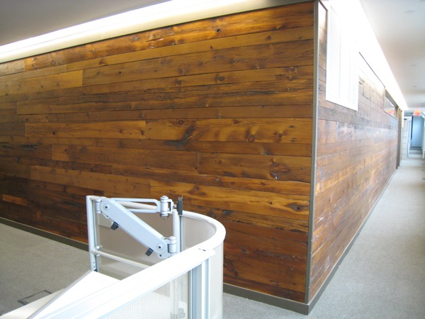 Wood wall