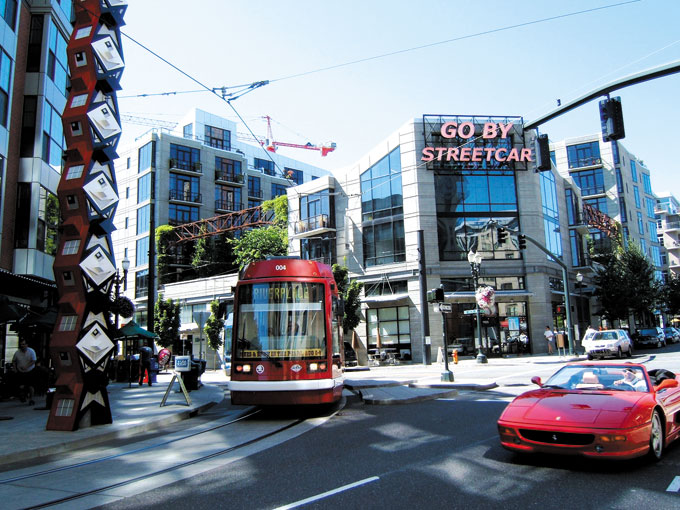 Go by streetcar
