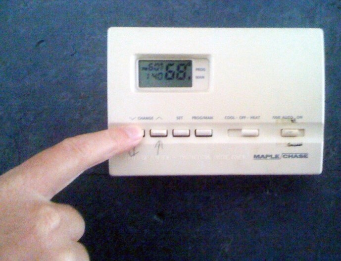 Thermostat adjustment