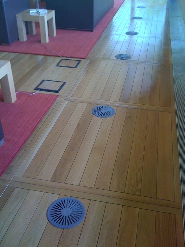 Air diffusers provided via underfloor air distribution systems can provide individual comfort control in offices.