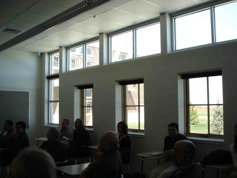 Multi-occupant spaces like classrooms need at least one comfort control. Operable windows are a common way to meet this requirement.