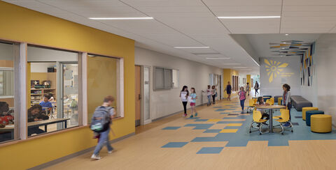 interior of King Open/Cambridge Street Upper School and Community Complex