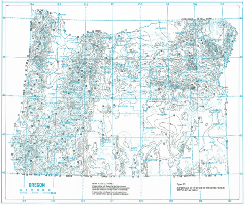 24 Hour Rainfall Map Locating 2-Year, 24-Hour Rainfall Intensity Values For Ebom Ssc6 | Leeduser